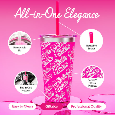 Barbie™ x Dragon Glassware® Tumbler - 16 oz