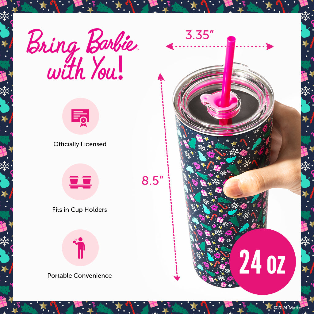 Barbie™ Christmas Tumbler - 24 oz