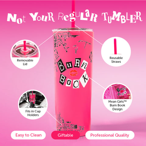 Mean Girls Burn Book Tumbler - 24 oz