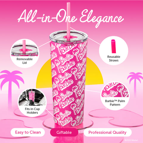 Barbie™ Palm Trees Tumbler - 24 oz