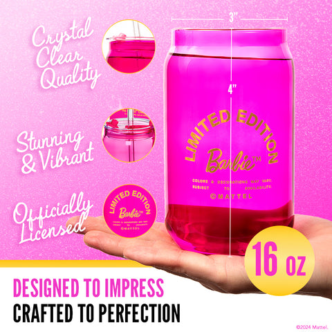 Barbie™ x Dragon Glassware® Limited Edition Drinking Glasses