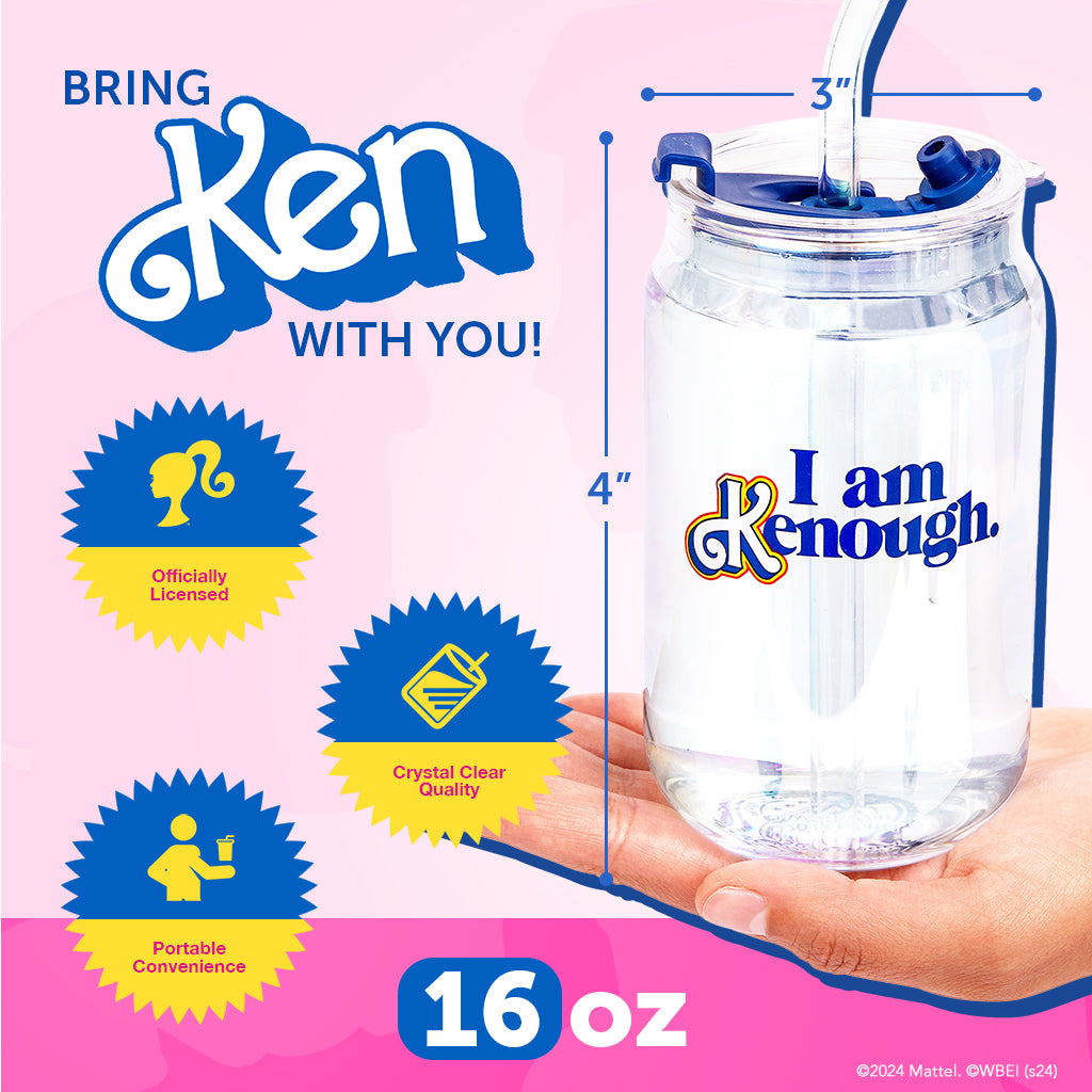 Barbie™ The Movie x Dragon Glassware® I'm Just Ken™ Drinking Glasses