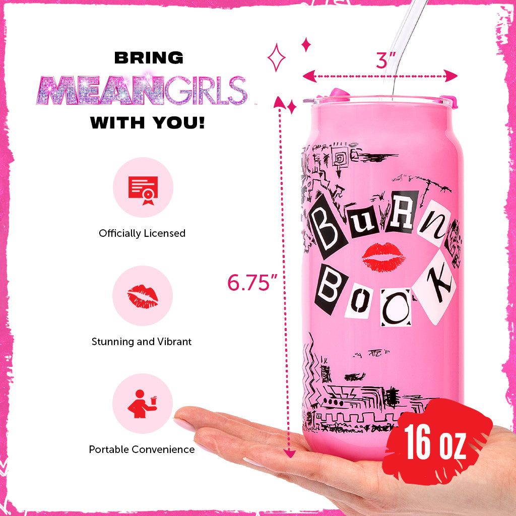 Mean Girls Burn Book Drinking Glasses