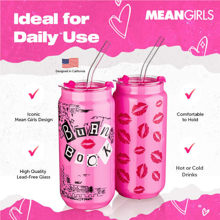 Mean Girls Burn Book Drinking Glasses