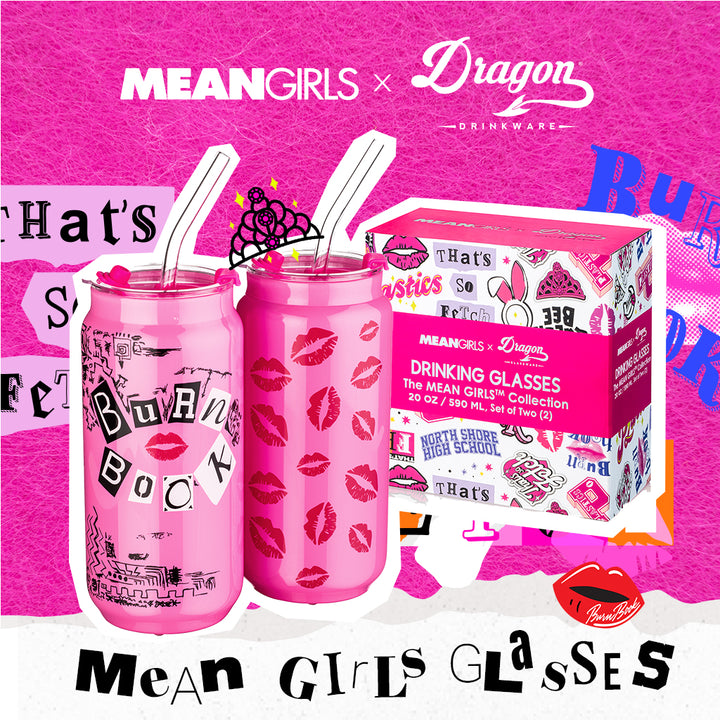 Mean Girls Burn Book Drinking Glasses