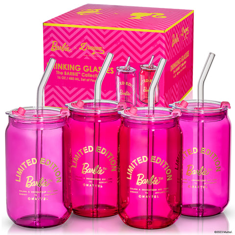 Barbie™ x Dragon Glassware® Limited Edition Drinking Glasses