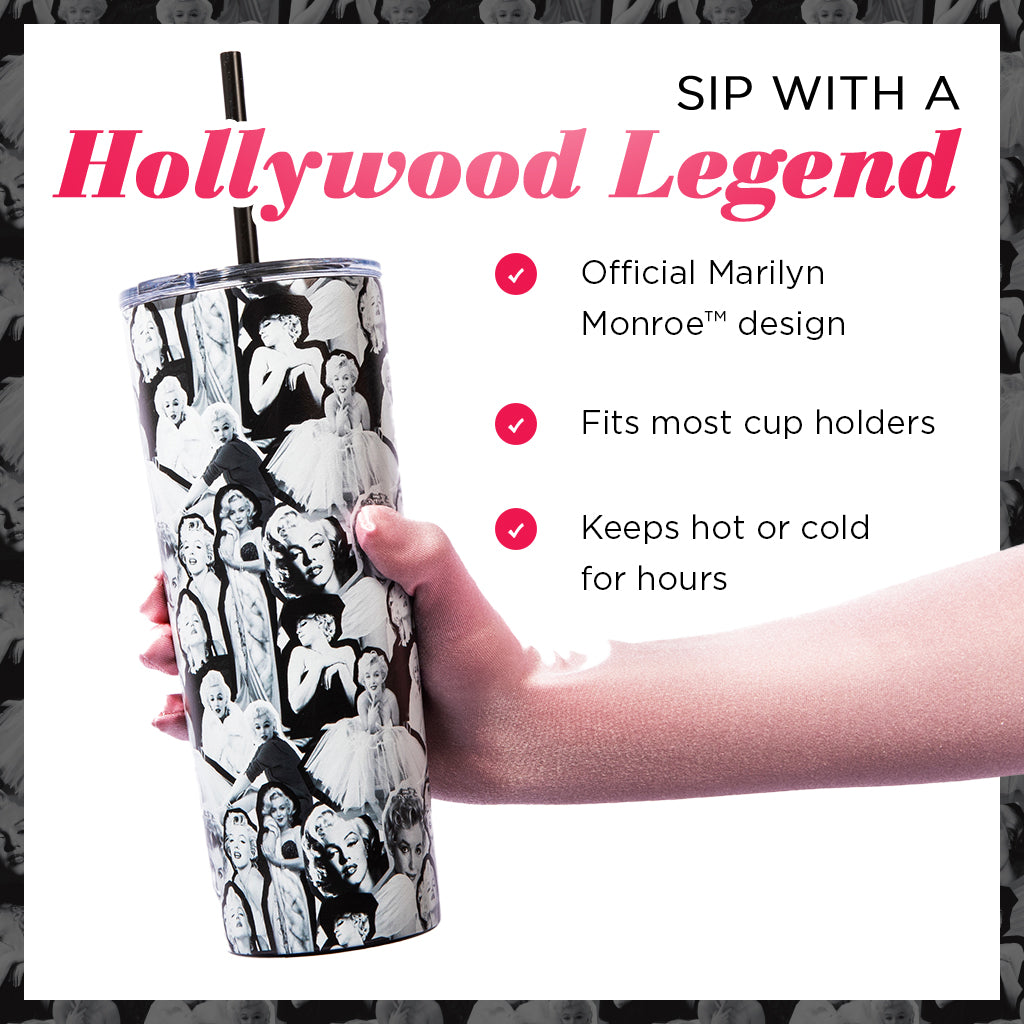 Marilyn Monroe Tumbler - 24 oz