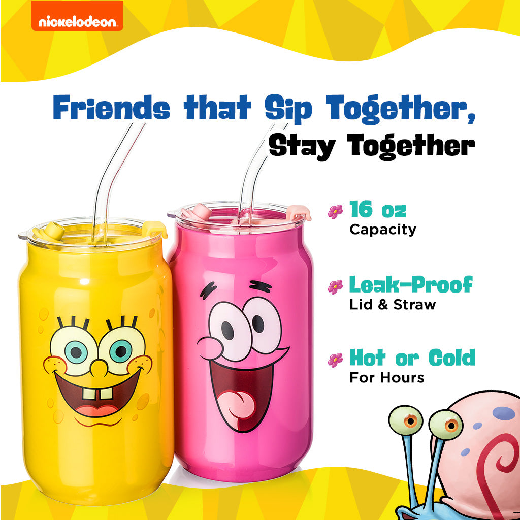 SpongeBob SquarePants Drinking Glasses - SpongeBob & Patrick