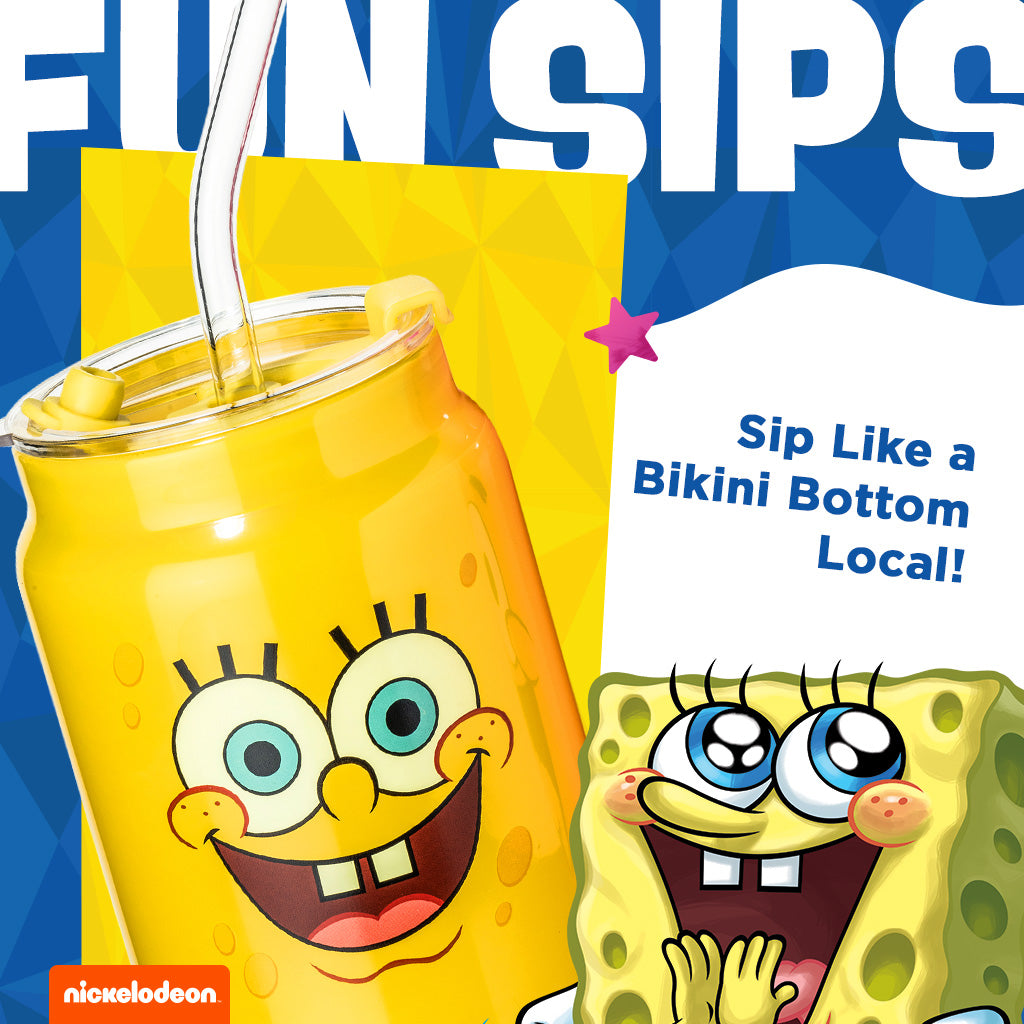 SpongeBob SquarePants Drinking Glasses - SpongeBob & Patrick