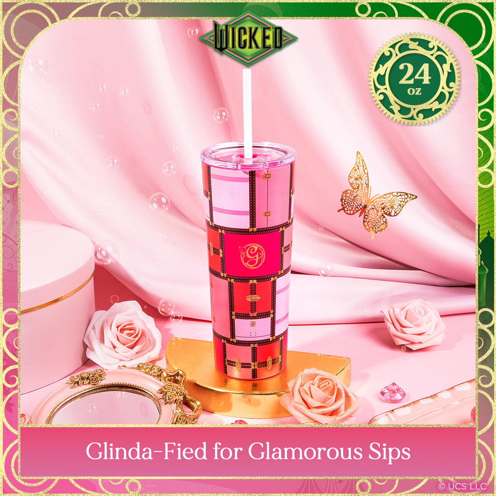 WICKED Glinda Luggage Tumbler