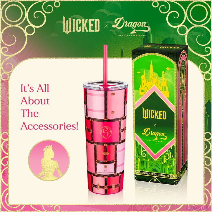 WICKED Glinda Luggage Tumbler