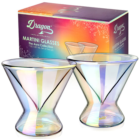 Stemless Martini Glasses