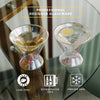 Load image into Gallery viewer, Double Walled Martini Glasses - The Aura Collection - DRAGON GLASSWARE®